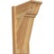 Ekena Millwork Traditional Traditional Rough Sawn Outlooker, Western Red Cedar, 8"W x 14"D x 22"H OUT08X14X22TRA01RWR - alternate 1